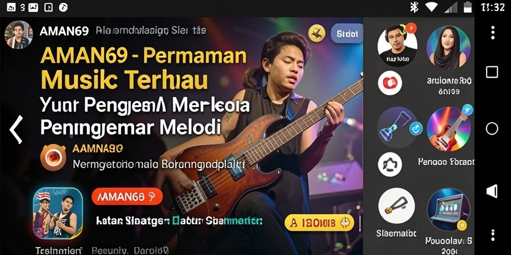 Tampilan gameplay AMAN69 yang menarik dan penuh warna.