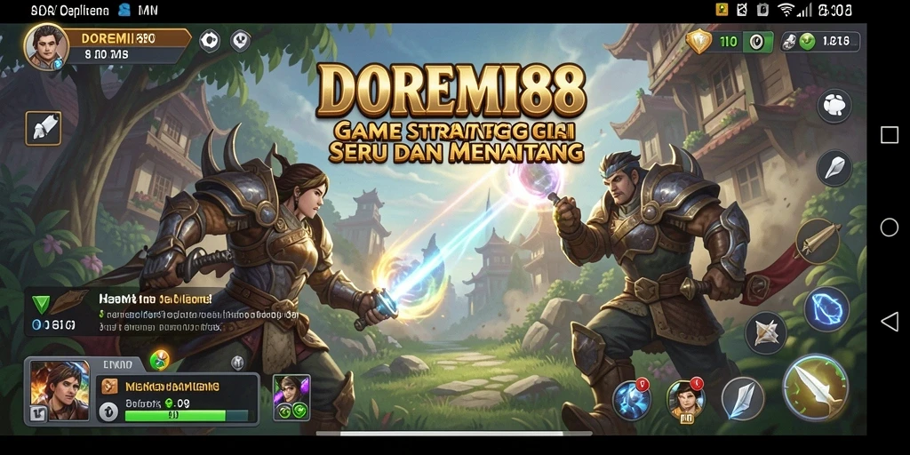 Tampilan gameplay DOREMI88 yang menantang dan strategis.