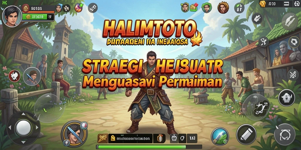 Tampilan gameplay menarik HALIMTOTO dengan elemen strategi yang menegangkan.