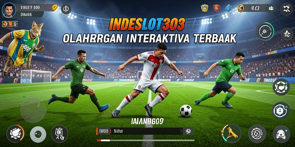 Tampilan utama gameplay olahraga di INDESLOT303 yang seru dan menantang.
