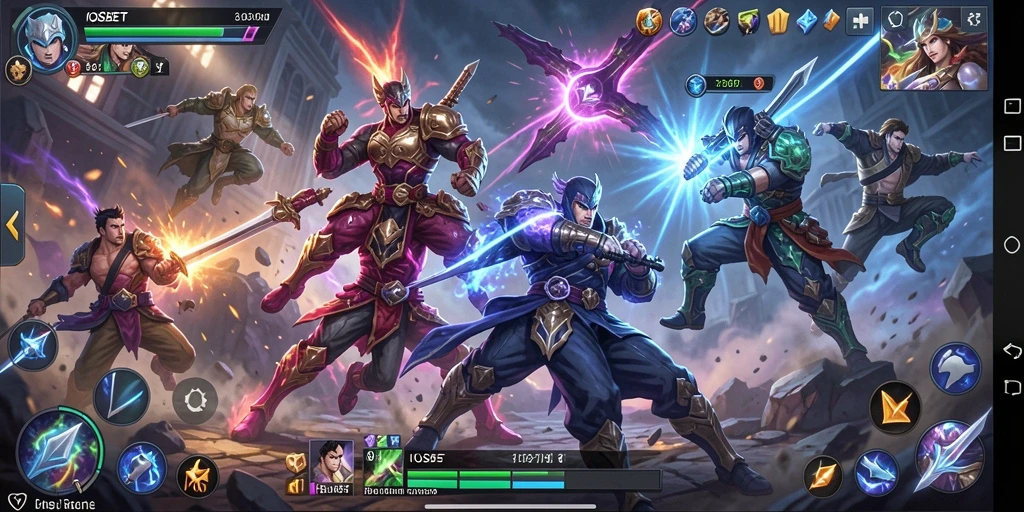 Tampilkan pertempuran seru dan karakter unik di gameplay IOSBET.