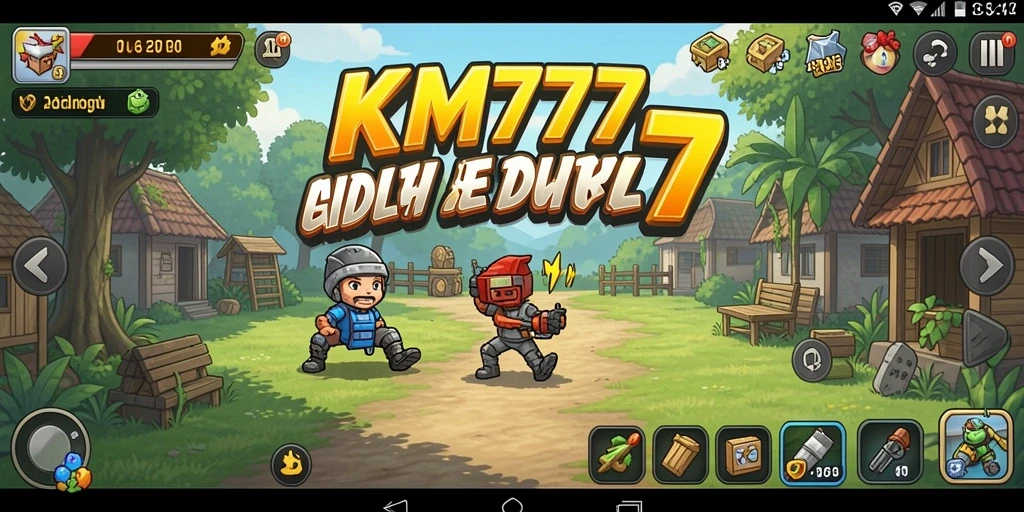 Tampilan gameplay KM777 yang menawan dan menghibur.