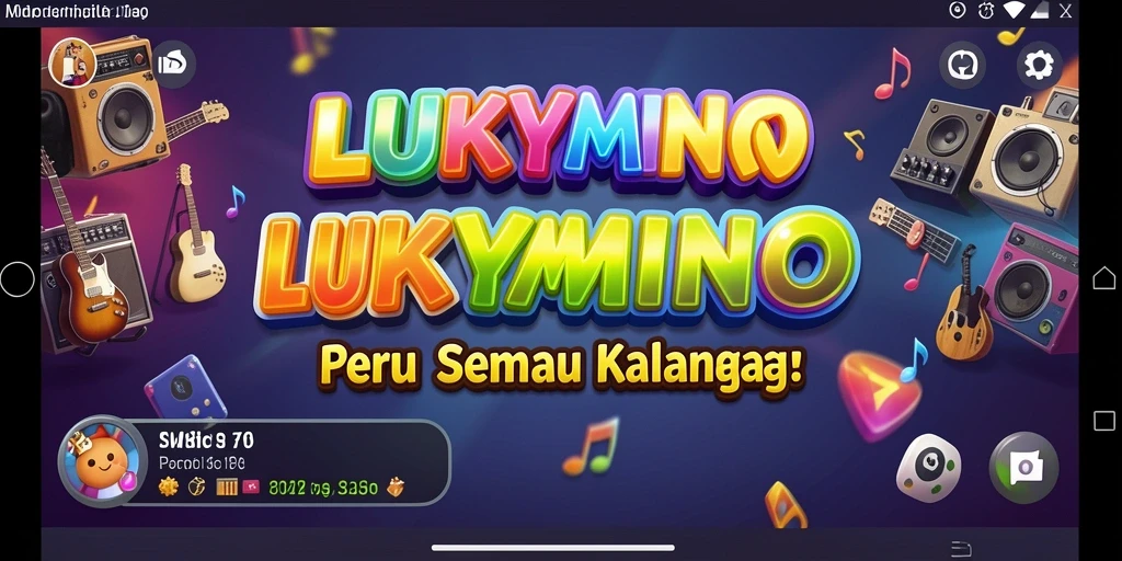 Tampilan gameplay LUKYMINO yang interaktif dan menyenangkan.