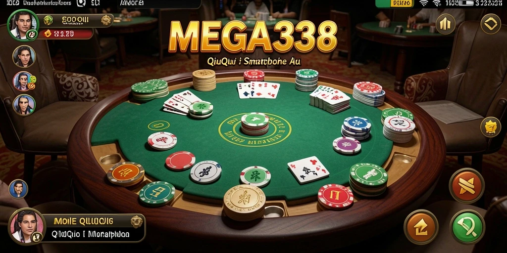 Tampilan gameplay QiuQiu yang menarik dan interaktif.