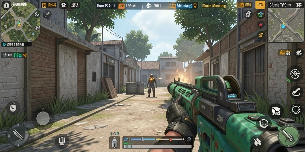 Tangkapan layar gameplay RR44 menampilkan aksi pertempuran yang mendebarkan dan karakter ikonik.