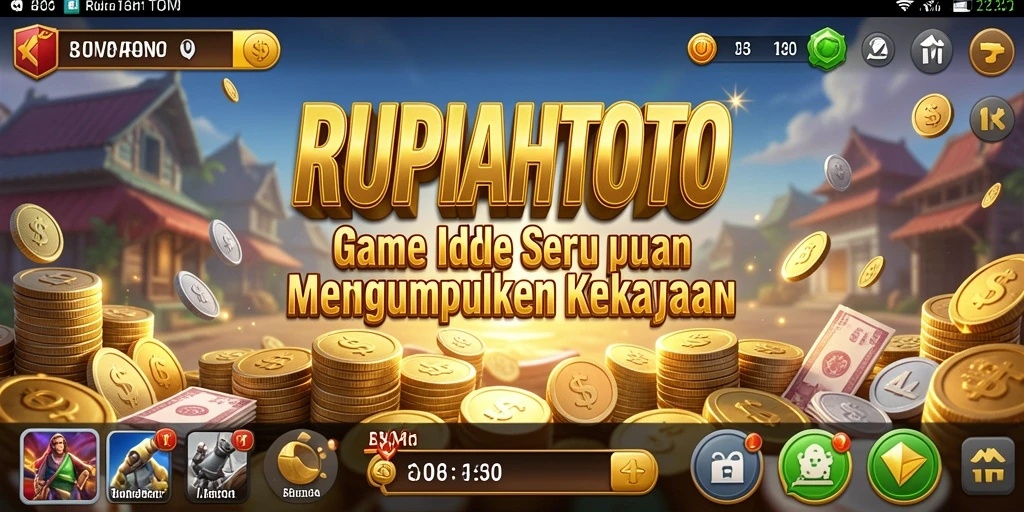Tampilan gameplay RUPIAHTOTO yang menarik dan menyenangkan.