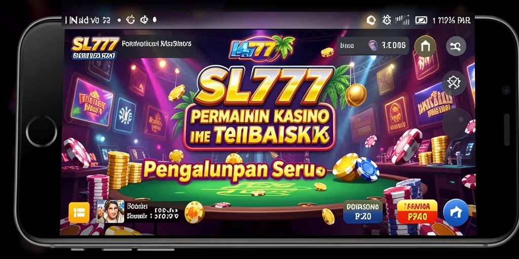 Tampilan gameplay kasino yang menarik dan mengasyikkan dari SL777.