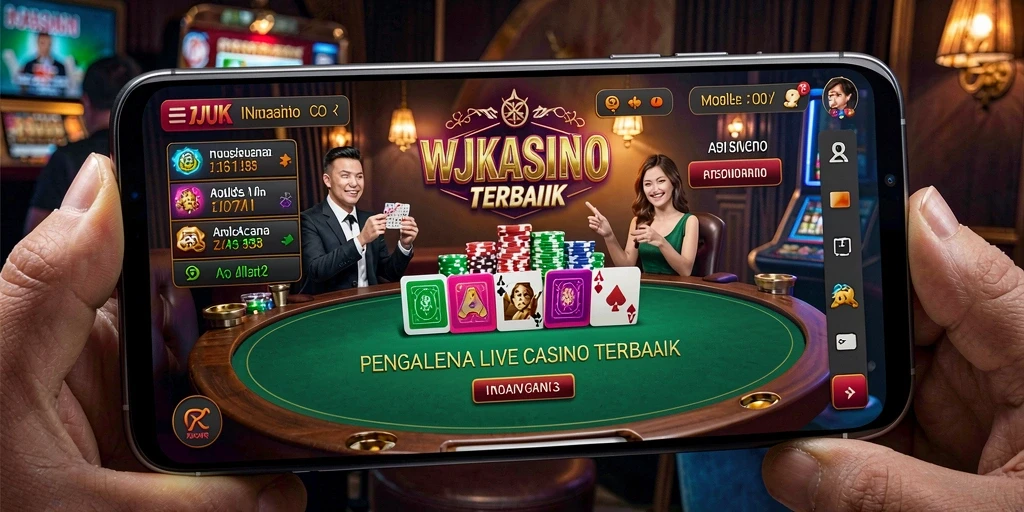 Tampilan gameplay yang mendebarkan di WJKASINO Live Casino.
