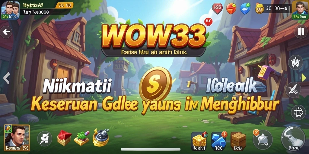 Tampilan gameplay WOW33 dengan fitur-fitur menarik dan grafis menawan.